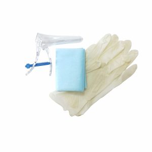 Набор гинекологический Ева-2 (зеркало р-р М, салфетка, перчатки) Полимерные изделия