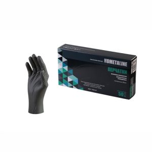 Перчатки смотровые Hartalega нитриловые  нестерильные черные размер L