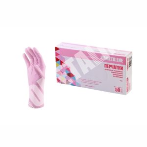 Перчатки смотровые Hartalega нитриловые  нестерильные розовые размер М