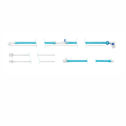 Однолинейный дыхательный контур с обогревом для СИПАП терапии новорожденных KOMETALINE