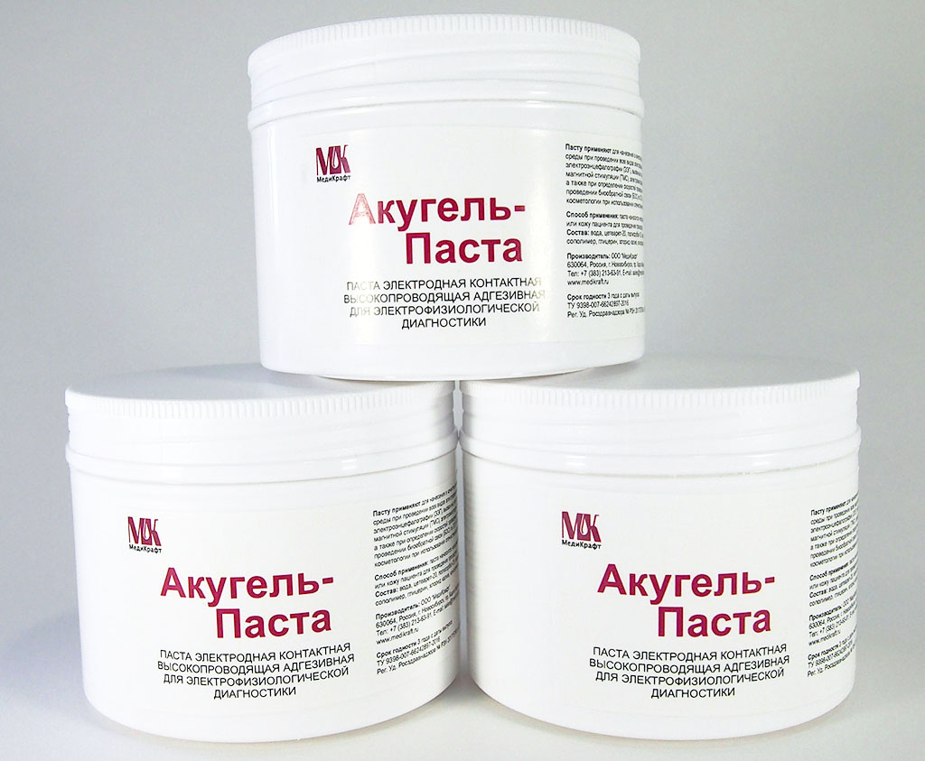 Паста электродная контактная “Акугель-Паста”, банка 120 гр.